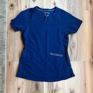 Women's HH Navy Blue V-Neck Top